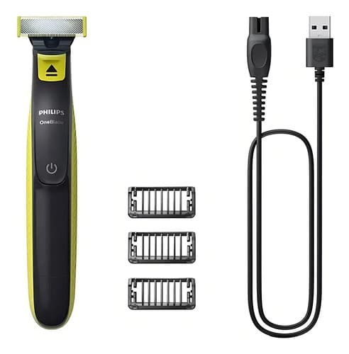 Afeitadora Philips Oneblade Seco Humedo Qp2724 Color Negro