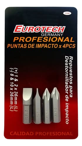 Puntas Destornillador Impacto | Acero S2