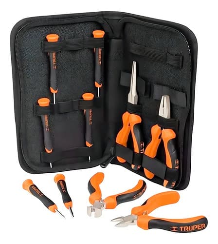 Juego 6 Desarmadores De Joyero Y 4 Mini Pinzas 18200 Truper