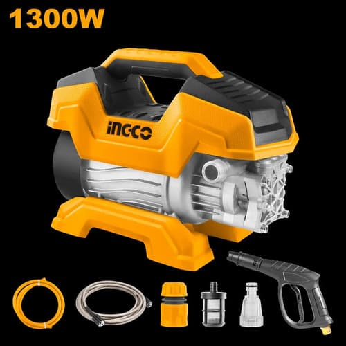 Hidrolavadora Ingco Hpwr13018 Amarilla 1300w 80bar Amarillo 50
