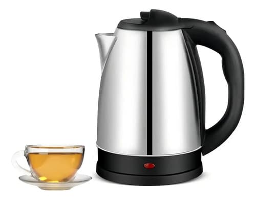 Jarra Eléctrica Scarlett Sc-20a 2l Acero Inoxidable Plateada Y Negra Plateado/negro