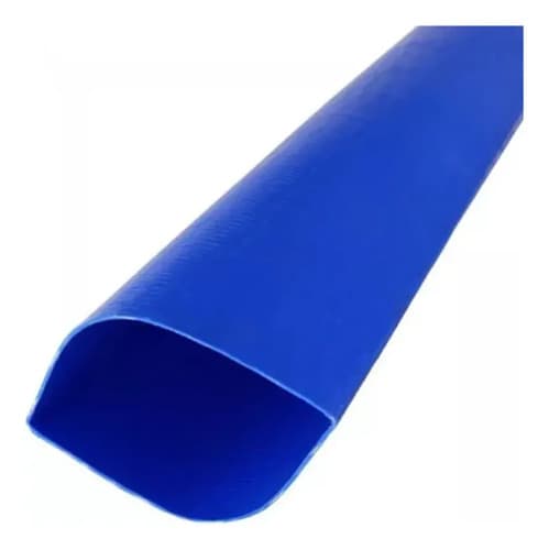 Manguera Plana 2 Pulgadas 4 Bar 50 Metros Riego Motobomba C Color Azul