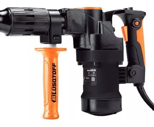 Martillo Demoledor 1050w + Cincel Lusqtoff Mdl1050-9 Premium Negro
