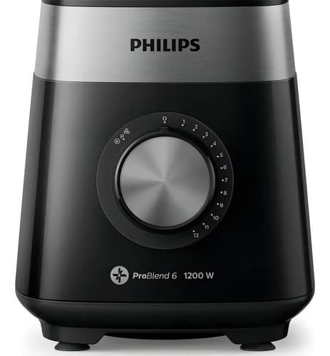 Licuadora Philips Serie 5000 Hr2242/92 3 L Negra Con Jarra De Tritan