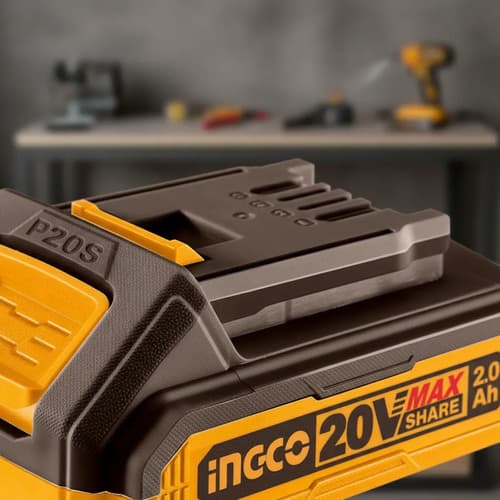 Combo 2 Baterías 20 V 2 A + Cargador Ingco Ufbcpk1222