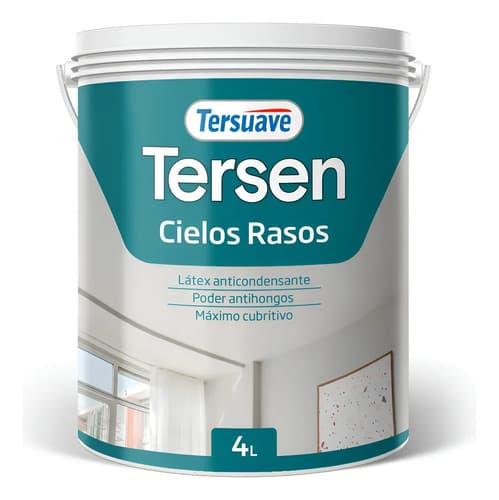 Pintura Anticonden Cielorrasos Tersuave Tersinol 20lts Blanco Mate