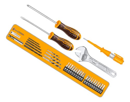 Kit Atornillador A Bateria Ingco + 89 Accesorios Hkthp10891