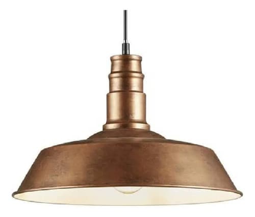 Lampara Vintage Colgante Negra