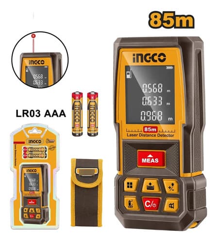Medidor De Distancia Laser 85m Ingco Hldd07085