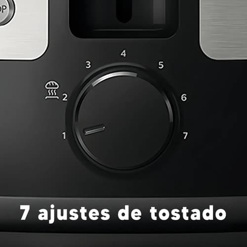Tostadora Metalica Philips Hd2637/90 Diseño Compacto Color Gris