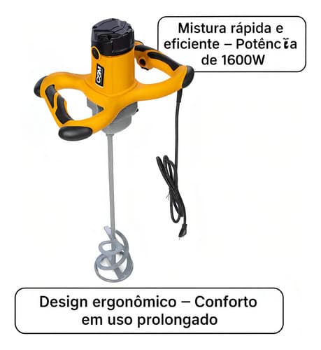 Mezclador De Mortero Csm Professional 1600w