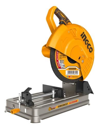 Tronzadora 3900rpm 14 Pulgadas 2400w Ingco Cos243558 Color Amarillo
