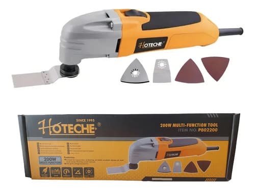 Multiherramienta Oscilante Multiuso Accesorios 200w Hoteche