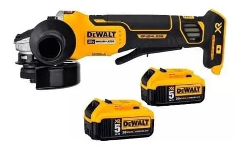 Amoladora Angular Inalambrica Dewalt Dcg413p2 20 Volt Dewalt Color Amarillo
