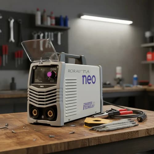 Soldadora Inverter Electrica Neo 250 A Electrodo 2,0-4,0mm Blanco/morado