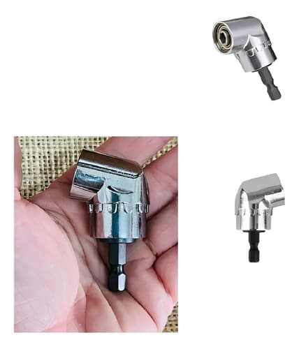 Adaptador Angular Magnético Atopy 105 Grados 1/4 Para Taladros Y Destornilladores