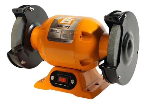 Amoladora De Banco 375 W Lusqtoff Color Naranja Frecuencia 50 Hz