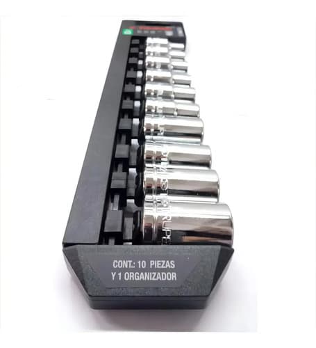 Set Juego 10 Tubos Torx Hembra Bocallaves 1/2'' Truper 10026 Color No Aplica