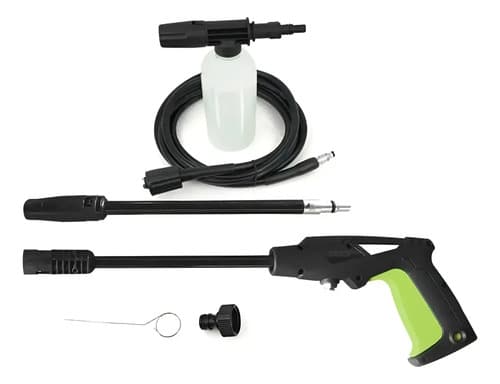 Hidrolavadora Kroner Alta Presión 1400w Auto-stop + Acces Color Negro/verde Frecuencia 50 Hz