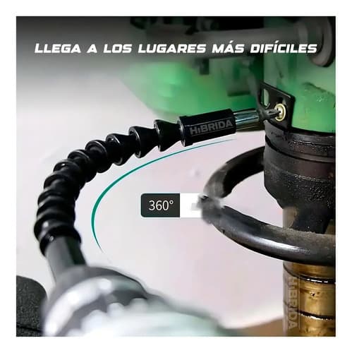 Taladro Atornillador Percutor 2bats + Extensor Flexible Color Naranja Claro Frecuencia 50-60 Hz 50 Hz X 60 Hz