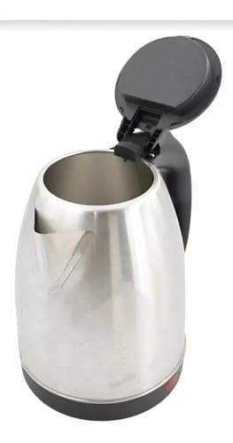 Jarra Eléctrica Scarlett Sc-20a 2l Acero Inoxidable Plateada Y Negra Plateado/negro
