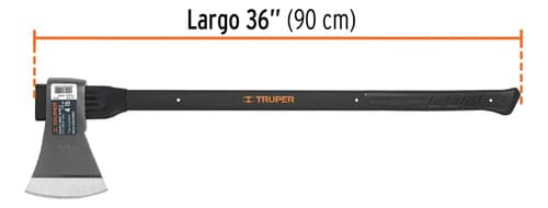 Hacha Labor Entera, 4 Lb, Mango De Encino 36