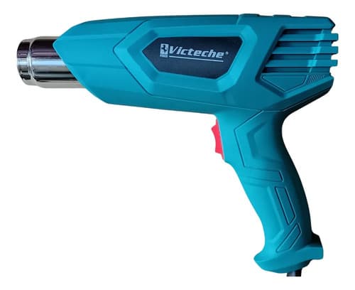 Pistola De Calor 2000w 350/600°c 2 Velocidades Victeche Azul Petróleo