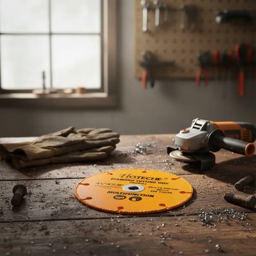 Disco Multicorte Multifunción 4 1/2 PLG 115mm Amoladora Naranja Claro