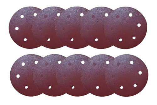 Pack De Lijas De Fibra Menegotti Con Velcro Para Pared, 225 Mm, Grano 240 (x10)