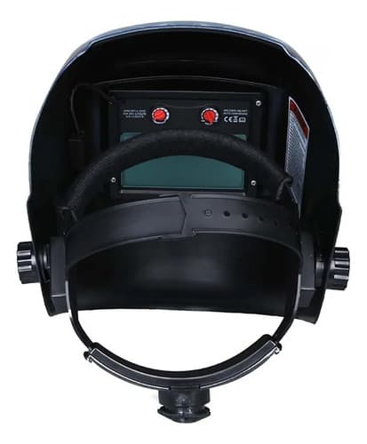 Careta Soldar Electronica Aguila Herramienta Casco Ajustable Color Azul