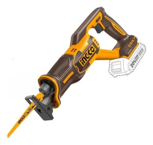 Sierra Sable Bl Ingco Industrial Inalambrica 20v