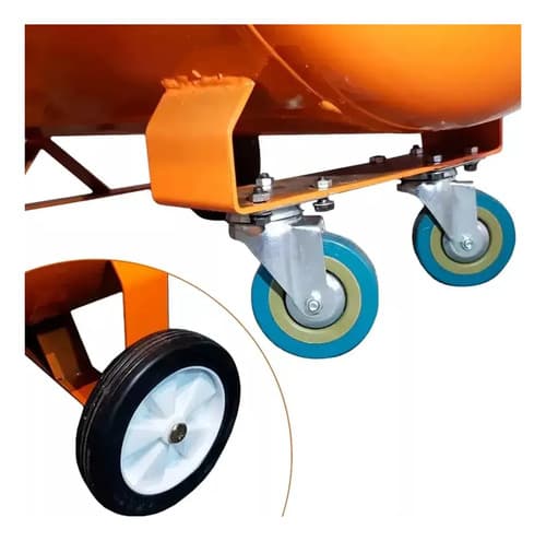 Compresor De Aire Eléctrico Monofásico Lüsqtoff Lc40100 50 Hz Naranja Monofásica