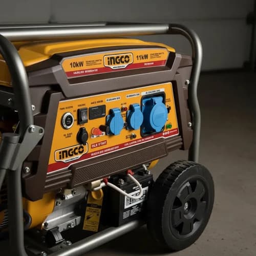 Generador A Gasolina 11kw 220v 50hz Arranque Electrico Ingco