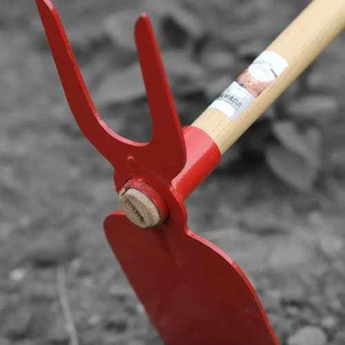 Escardillo Dos Puntas Con Azada Cabo Madera Jardín - Aym