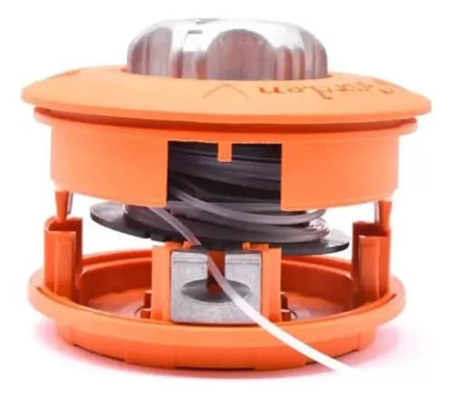 Carrete Cabezal Automático De Tanza Desmalezadora Bordeadora Naranja