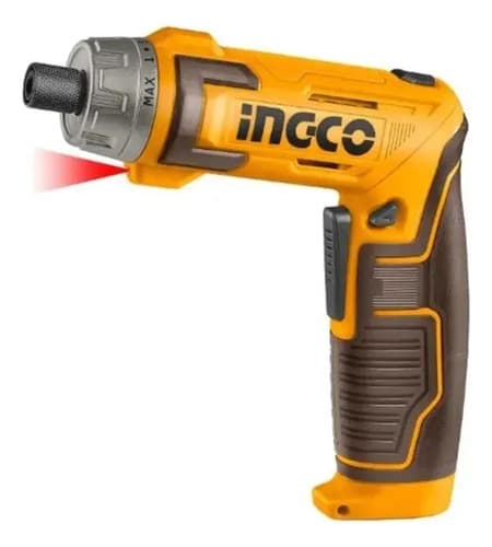 Atornillador A Batería Ingco 8v 6nm Carga Usb Tipo C Amarillo