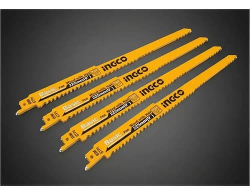 Set 5 Sierras Para Sierra Sable Largas 225 Mm Madera Ingco R