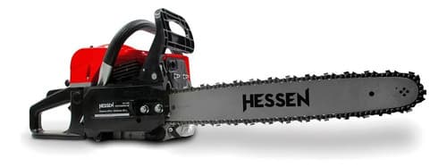 Motosierra De Combustión Hessen Promaster 52 Cc Para Jardinería Rojo
