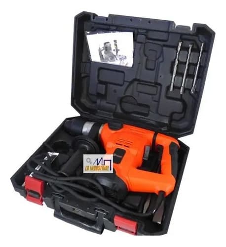 Rotomartillo Electroneumático Toyaki Tk-835 Naranja Frecuencia De 50hz/60hz Con 1.5kw De Potencia 50 Hz/60 Hz