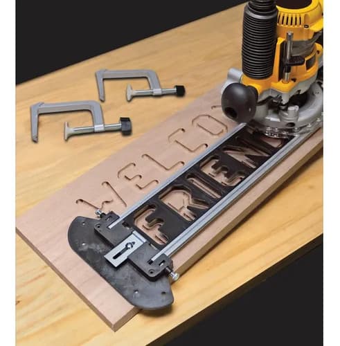 Kit De Fabricacion De Letreros Router Singpro Milescraft