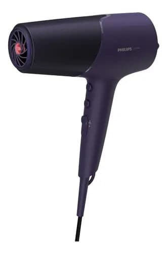 Secador De Pelo Philips 5000 Series Bhd514/00 Morado Y Metálico 220v - 240v Morado/metálico