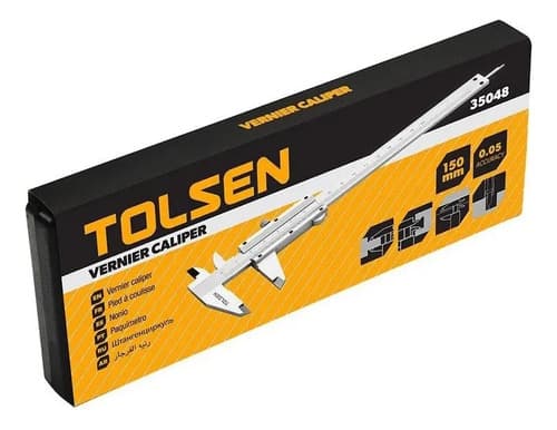 Calibre De Acero 150mm Tolsen 35049
