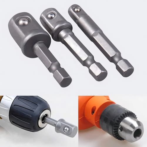 Adaptador Para Taladro Quality Home Hexagonal 1/4 5cm Modelo Pito