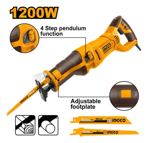 Sierra Sable 1200w 210mm Ingco