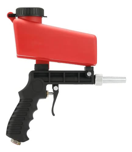 Pistola Arenado Gorillaz 90 Psi 600ml Capacidad 0.6l Limpieza Metales