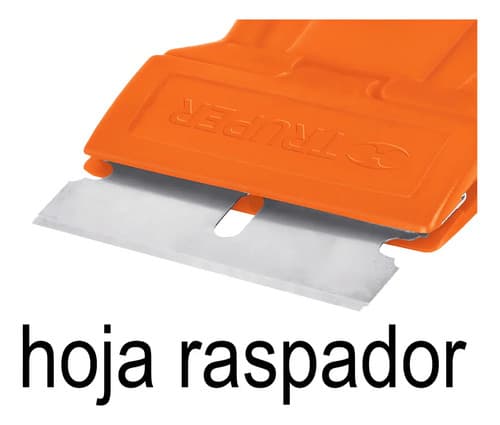 Mini Raspador Plástico Con Navaja De 40mm Truper 12352