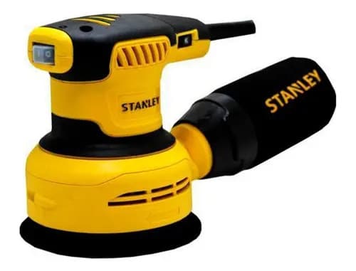 Lijadora Roto Orbital Stanley Ss30 300w 5 125mm Color Amarillo Frecuencia 50 Hz