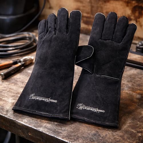 Guantes Soldador Gladiator Pro - Gsol-gp Verde Oscuro