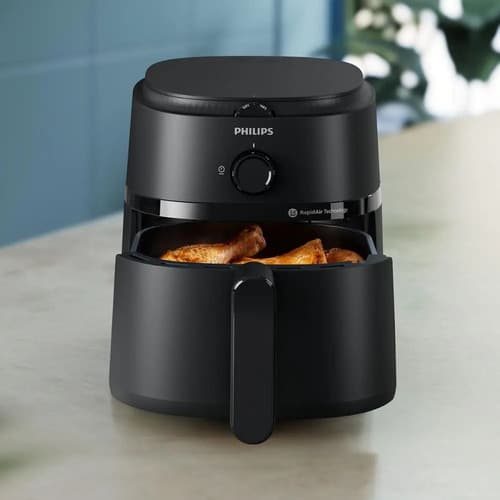 Airfryer Philips Na120/00 4.2 Lts Con Tecnología Rapid Air Negro