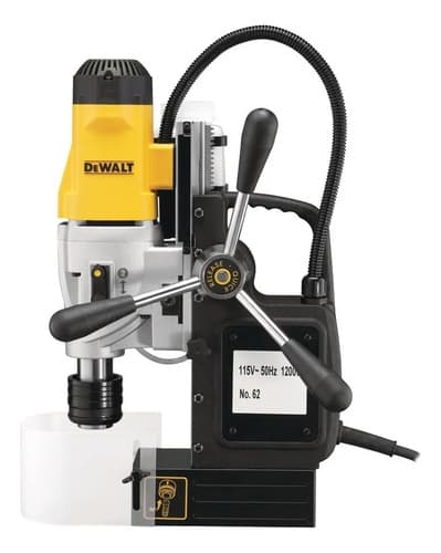 Taladro Eléctrico De 16mm Dewalt Dwe1622k-b2 1.2kw + Accesorio Con Maletín De Transporte Amarillo